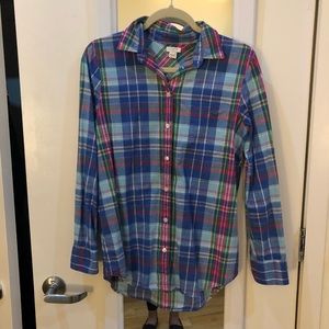 J. Crew plaid button up